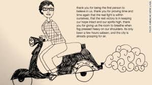 Sabeen on scooter